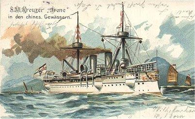 S.M.S. Irene in chinesischen Gewässern